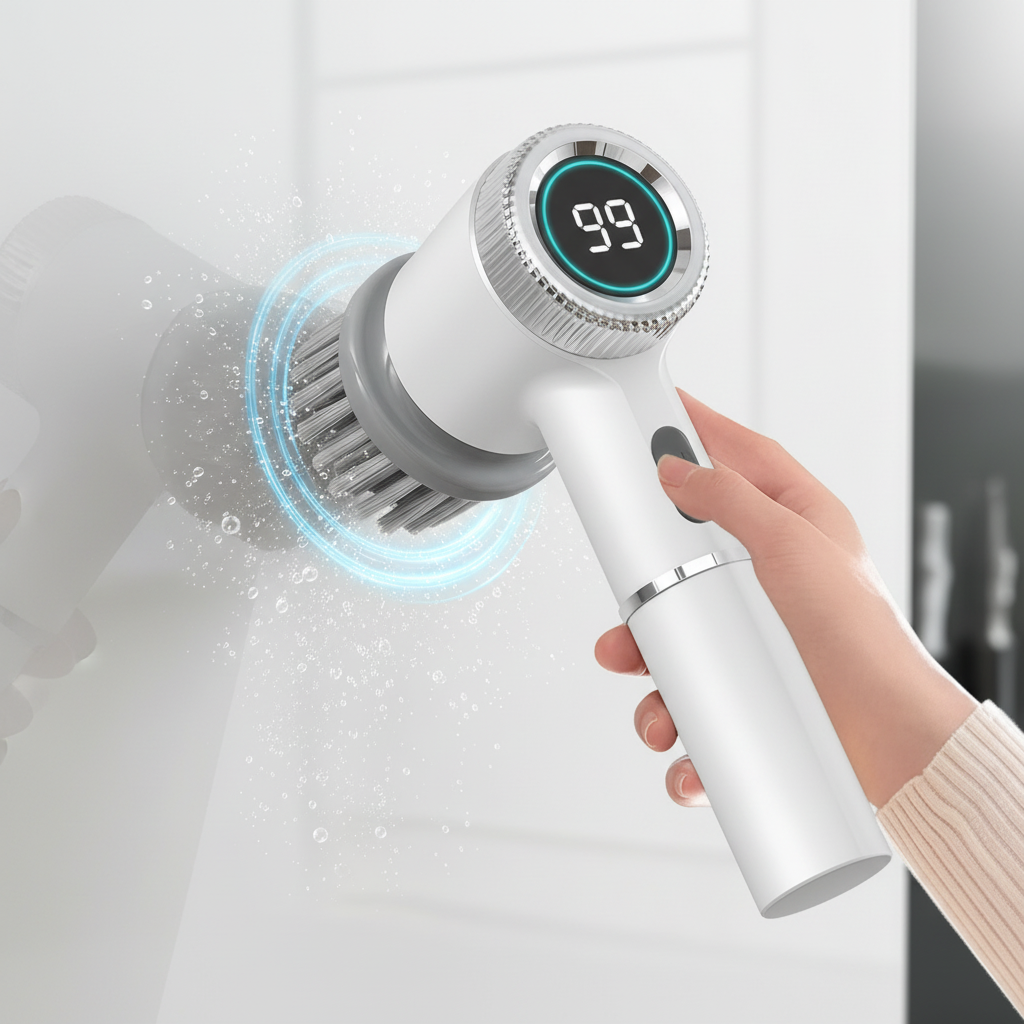 Revolutionize Your Cleaning Routine with the Compact Electric Detail Cleaning Brush
